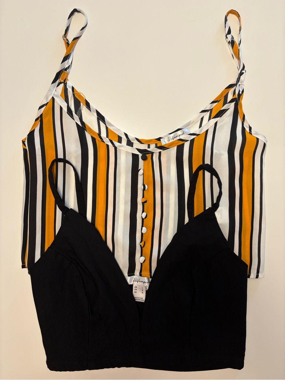 Set of 2 ReVamped Crop Tops